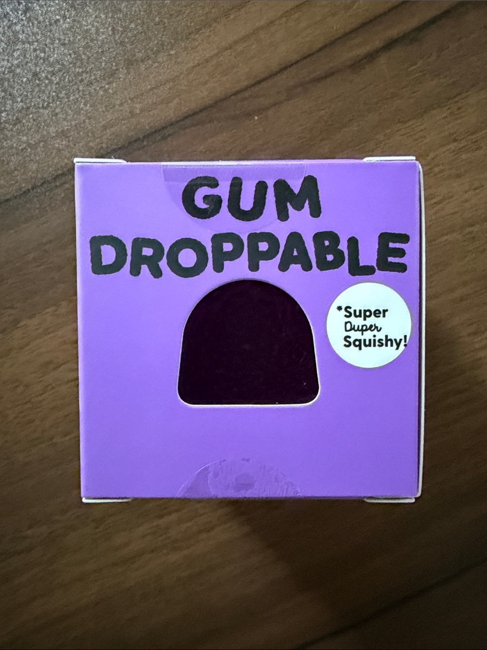 Super Duper Squishy - Purple gum droppable brand new